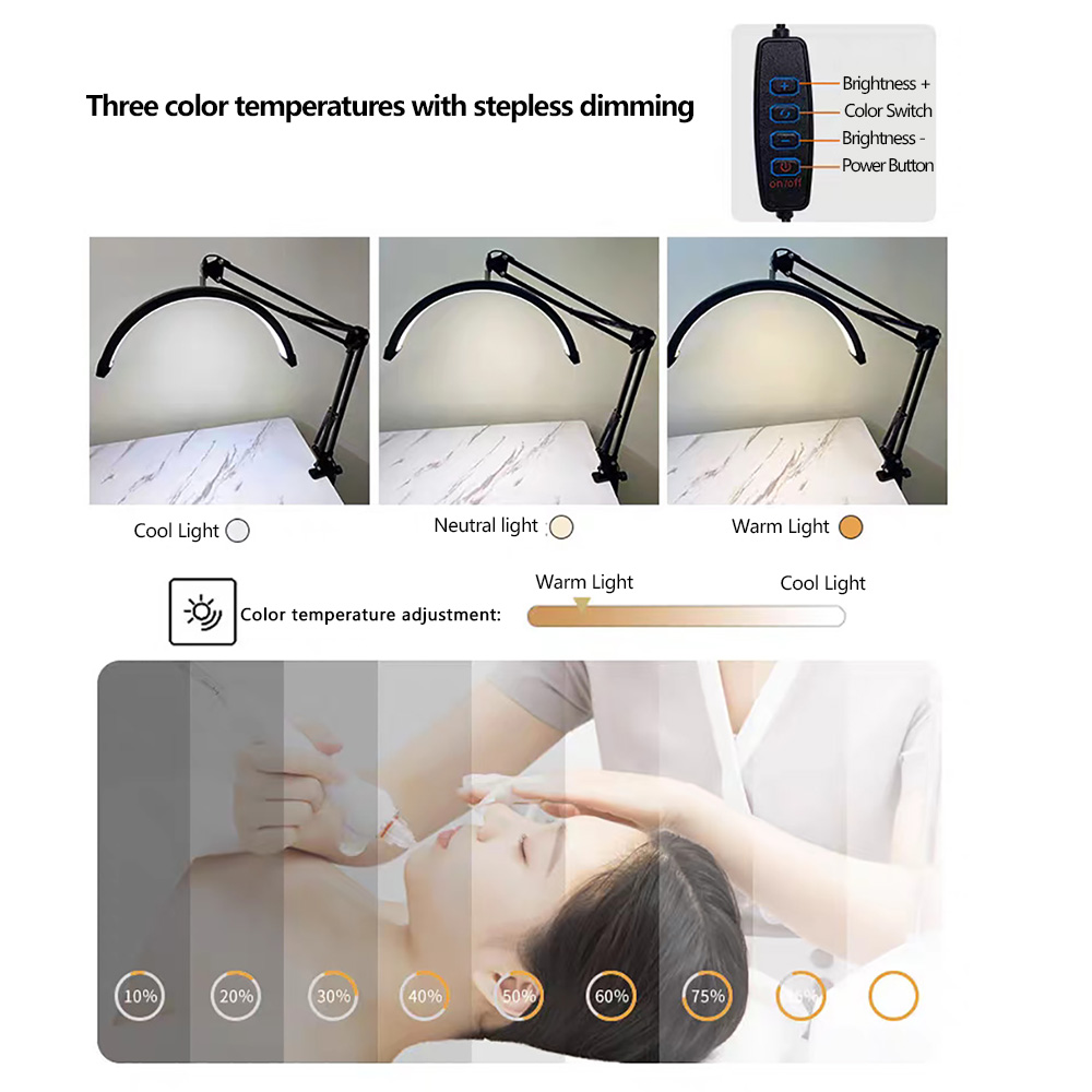 Clamp-on Fill Light Adjustable - Desk Setup Lamp ulasan dan harga