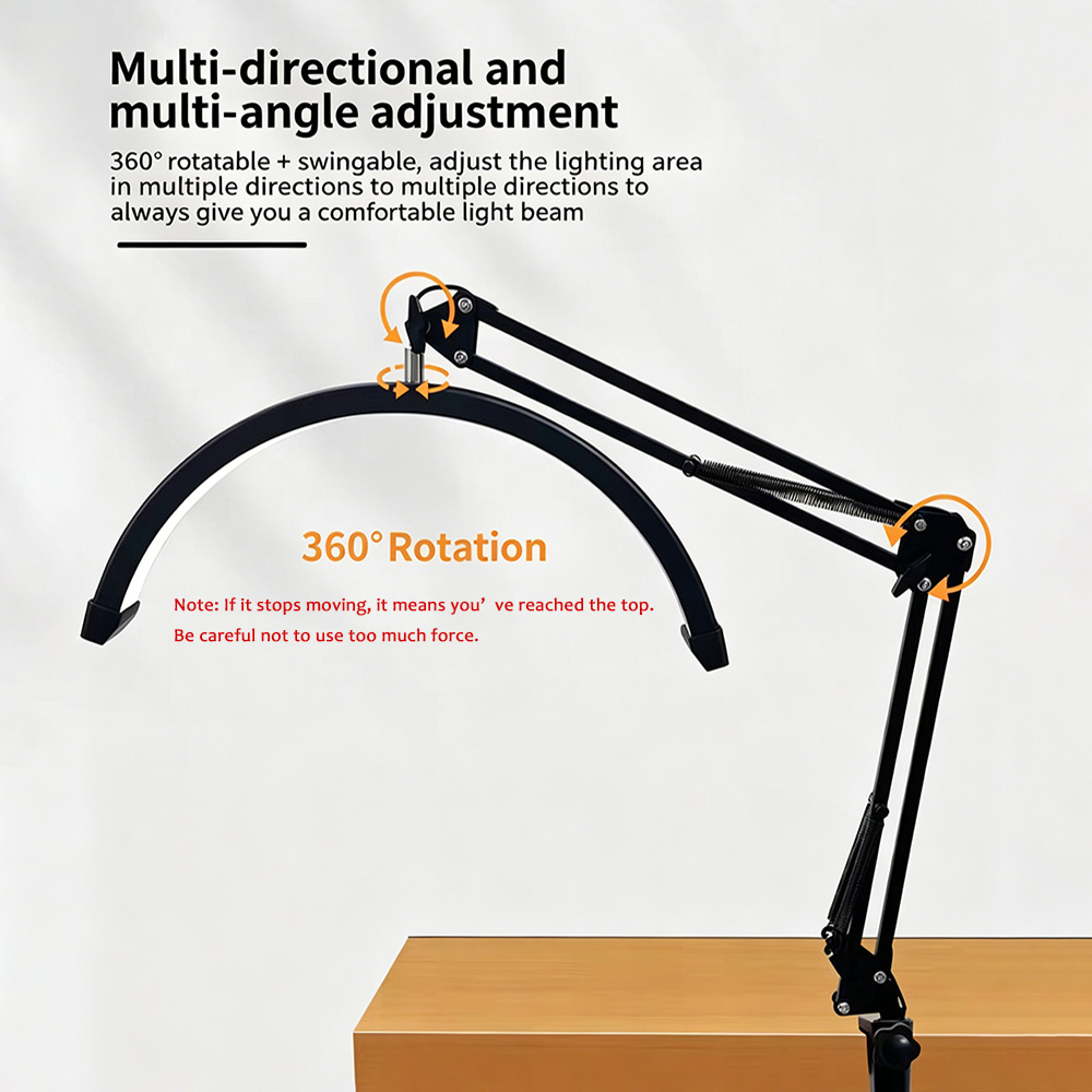 Clamp-on Fill Light Adjustable - Desk Setup Lamp ulasan dan harga